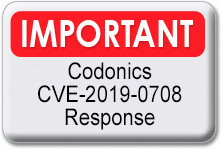 Codonics CVE-2019-0708 Support